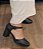 SAPATO BONECA 3140 PRETO / BICO PRETO VERNIZ - Imagem 3