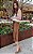 SCARPIN 27201 BEGE CAPUCCINO  / SALTO ALTO FORRADO MADEIRA / DETALHE DOURADO - Imagem 2