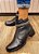 BOTA EM COURO CONFORTO 914064 PRETO / PEDRAS ONIX / 2 EM 1 - Imagem 3