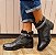 BOTA EM COURO CONFORTO 914064 PRETO / PEDRAS ONIX / 2 EM 1 - Imagem 1