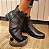BOTA EM COURO CONFORTO 914064 PRETO / PEDRAS ONIX / 2 EM 1 - Imagem 2