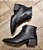 BOTA EM COURO CONFORTO 815003 PRETO / CADARÇO E ZIPER / FORRAÇÃO INTERNA - Imagem 5