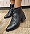 BOTA EM COURO CONFORTO 815003 PRETO / CADARÇO E ZIPER / FORRAÇÃO INTERNA - Imagem 1