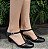 SAPATO EM COURO 506504 PRETO / SOLADO EM LAQUEADO PARA ARRASAR NA DANÇA E NO LOOK - Imagem 5