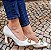 SCARPIN 540012 OFF WHITE TEXTURIZADO / RECORTES OFF WHITE LISO - Imagem 2