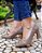 SCARPIN 540012 NUDE / TAUPE TEXTURIZADO / RECORTES NUDE LISO - Imagem 3