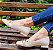 SCARPIN 130771 OFF WHITE / OFF WHITE TEXTURIZADO / SALTO FORRADO - Imagem 3