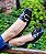 SCARPIN 130771 PRETO / PRETO TEXTURIZADO / SALTO FORRADO - Imagem 2