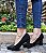 SCARPIN 577002  PRETO SUEDE / RECORTES E SALTO PRETO VERNIZ MOLHADO - Imagem 2