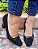 SCARPIN 577002  PRETO SUEDE / RECORTES E SALTO PRETO VERNIZ MOLHADO - Imagem 7