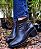 BOTA EM COURO 92722 PRETO / RECORTES - Imagem 3