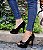 PEEP TOE VIA UNO 137050 PRETO VERNIZ - Imagem 3