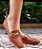 LOAFER EM COURO 79993  CARAMELO / ENFEITE FIVELA - Imagem 5