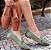 LOAFER EM COURO 79986 VERDE MILITAR / DETALHE PEDRAS CRISTAL ONIX - Imagem 4