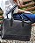 BOLSA/ PASTA EM COURO 1171 PRETO LISO / PRETO TEXTURIZADO / FORRO 100% ALGODÃO / DUAS ALÇAS PARA SEU CONFORTO - Imagem 1