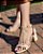 SANDÁLIA 65602 NUDE MANTEIGA / TRANÇA PALHA  / DOURADA - Imagem 3
