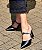 SCARPIN MULE 37301 PRETO / TIRA PEDRAS CRISTAL ONIX - Imagem 4