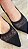 SCARPIN 2180  SUEDE PRETO / TELA PRETA - Imagem 3
