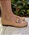 SAPATILHA CONFORTO 655801 NUDE PELE / FIVELA PEDRAS CRISTAL ROSE - Imagem 2