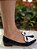 SAPATILHA CONFORTO 745780 PRETO VERNIZ / BRANCO MONOGRAMA - Imagem 2