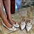 SAPATILHA 215622 OFF WHITE / DETALHE QUADRADO DOURADO - Imagem 3