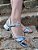 SANDÁLIA 615504 PRATA / PEDRAS CRISTAL - Imagem 1