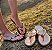 CHINELO 615387 NUDE / PEDRAS  CRISTAL DOURADA - Imagem 5