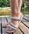 RASTEIRA BIRKEN 59090 OFF WHITE / BRILHO PRATA - Imagem 1