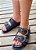 CHINELO EXTREMO CONFORTO 300275 PRETO / PALHA PRETA / FIVELA DOURADA - Imagem 3