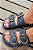 CHINELO EXTREMO CONFORTO 300275 PRETO / PALHA PRETA / FIVELA DOURADA - Imagem 4