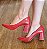SCARPIN EM COURO 741420 VERMELHO - Imagem 3