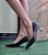 SCARPIN 082001 PRETO / SALTO DOURADO - Imagem 1