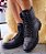 BOTA COTURNO 1131 PRETO / ILHOS CORRENTE PASSANTE DE CADARÇO E ZIPER - Imagem 1