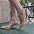 SCARPIN 355326 MANTEIGA / TELA NUDE COM PEDRAS CRISTAL DOURADA - Imagem 1
