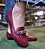 SAPATILHA CONFORTO 655892 BURGUNDY TEXTURIZADO - Imagem 1