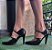 SCARPIN 65835 PRETO / DUAS TIRAS - Imagem 4