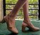 SCARPIN SLINGBACK 59913 NUDE TEXTURIZADO - Imagem 2