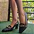 SCARPIN 610010 PRETO TEXTURIZADO / SALTO MÉDIO GROSSO - Imagem 3