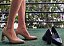 SCARPIN EM COURO 423465 NUDE / SALTO RETO - Imagem 5