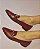 SAPATILHA CONFORTO 745889 BURGUNDY / FIVELA DOURADA - Imagem 2