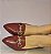 SAPATILHA CONFORTO 745889 BURGUNDY / FIVELA DOURADA - Imagem 3