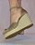 ESPADRILLE ANABELA 5021334 BEGE / LINHA DOURADA - Imagem 3