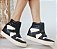 TÊNIS WEDGE SNEAKER VIA UNO 960001 BRANCO / PRETO - Imagem 5