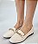 SAPATILHA CONFORTO 655946 OFF WHITE / CREME CORRENTE DOURADA - Imagem 5