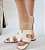 CHINELO 2466 OFF WHITE LESARD - Imagem 1