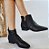 BOTA VIA UNO 217049 PRETO - Imagem 3