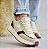 TÊNIS 9105 OFF WHITE / MARROM TERRA - Imagem 3