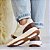 TÊNIS 9105 OFF WHITE / MARROM TERRA - Imagem 2