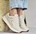 TÊNIS 9103 OFF WHITE / DETALHE FIO DOUDADO - Imagem 2