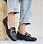 MOCASSIM EM COURO ULTRACONFORTO 1107 PRETO / FIVELA DOURADA - Imagem 3